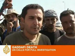 Questions remain about Gaddafi's death