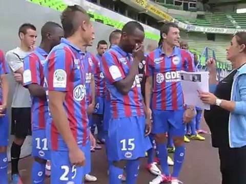 Séance photos au SM Caen