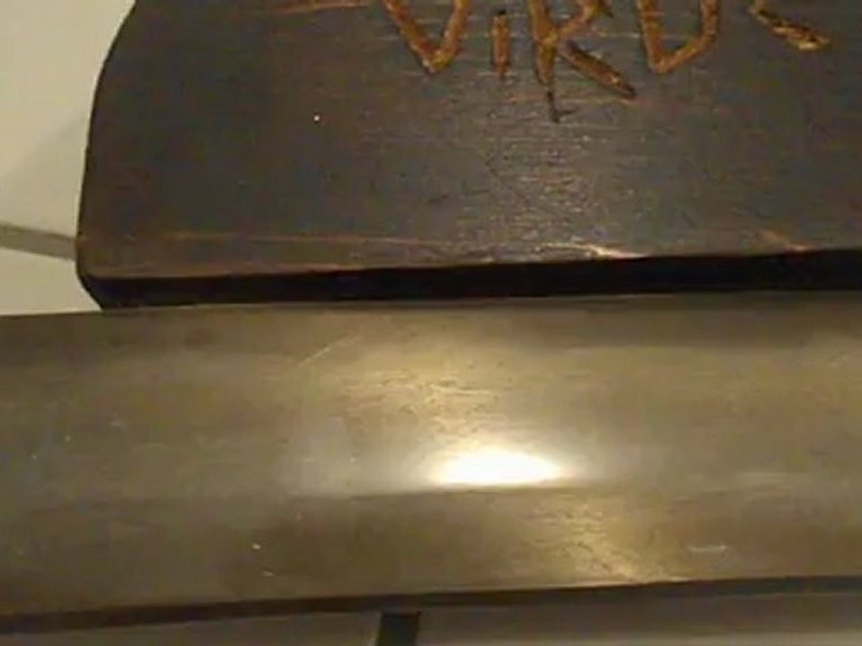 katana damas (ligne du tranchant)