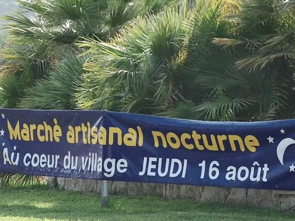 La Colle sur Loup - Marché artisanal soirée de clôture.