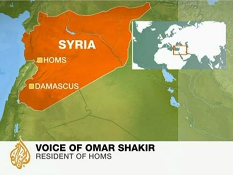 An activist in Homs speaks to Al Jazeera