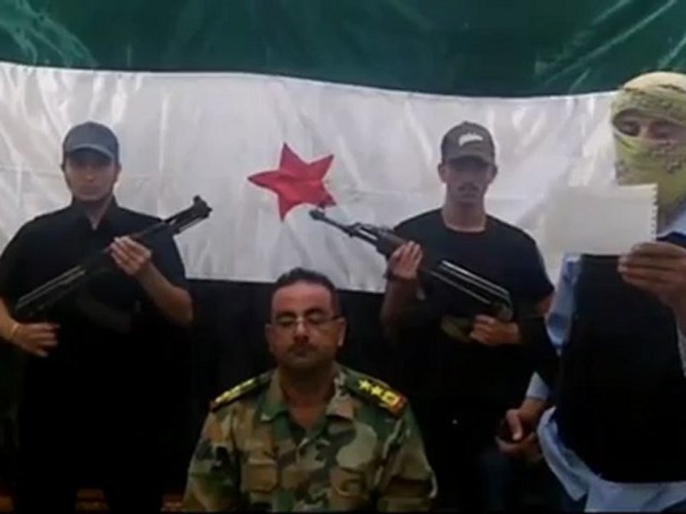 Syria فري برس  أسر عقيد ركن كتيبة عبد الله بن مسعود
