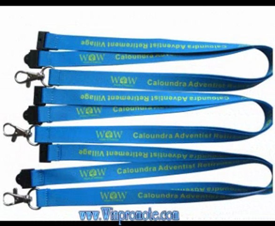Custom Promotional Lanyards with Logo Imprinted at Online Winpromote.com