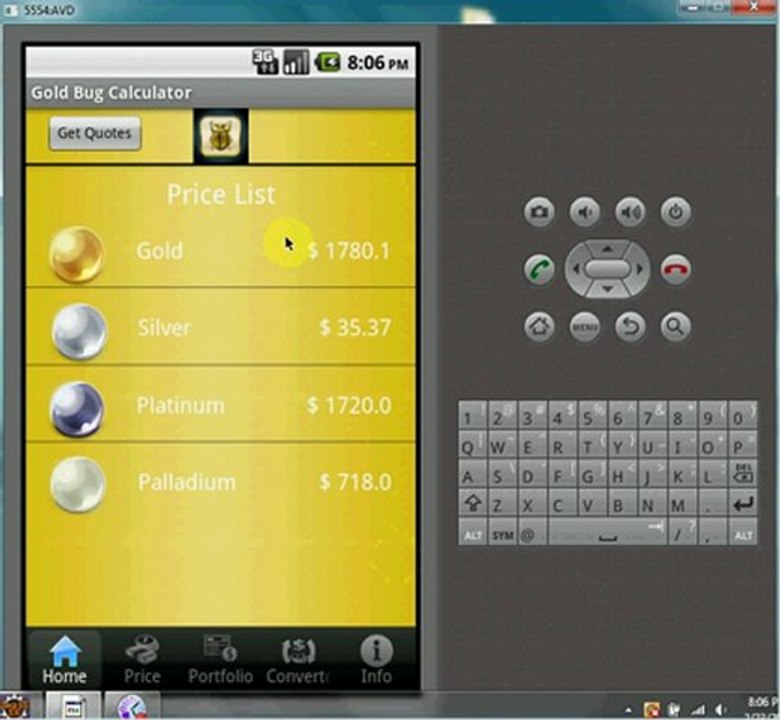 How to Calculate Gold and Silver Prices in Euros on Your Iphone/Android
