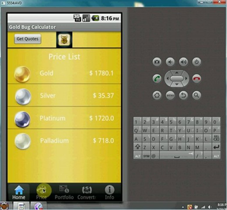 How to Calculate the Current Price of a Tola of  Gold on Your Iphone/Android