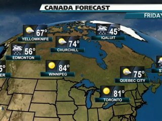 Canada Vacation Forecast - 08/22/2012