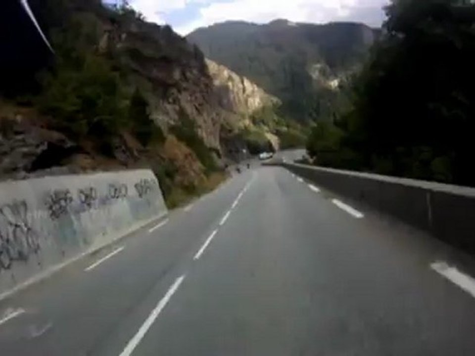 Les 21 virages de l'alpe d'huez en vtt DH