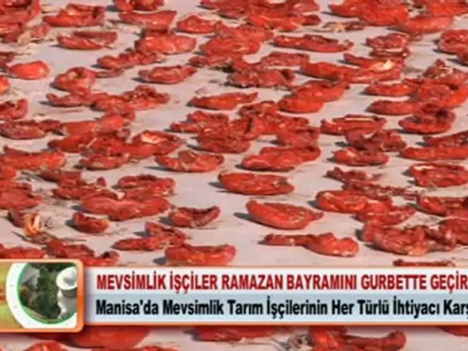MEVSİMLİK İŞÇİLER RAMAZAN BAYRAMINI GURBETTE GEÇİRDİ