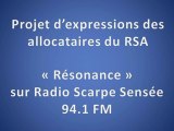 Reportage Radio scarpe sensée- Théâtre-Forum Douaisis-Discriminations à l'encontre des allocataires des minimas sociaux
