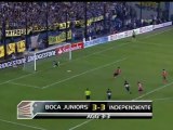 Copa Sudamericana: Boca Juniors 3-3 Independiente