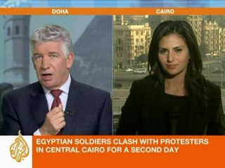 Soldiers clear Egypt's Tahrir Square