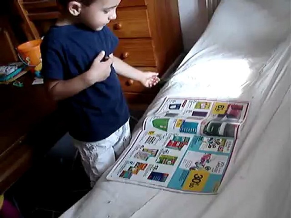 Nathan 3 ans autiste membre d'Autisme PACA et la numération