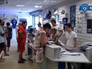 SC Bastia : Ouverture de la nouvelle Boutique / Août 2012