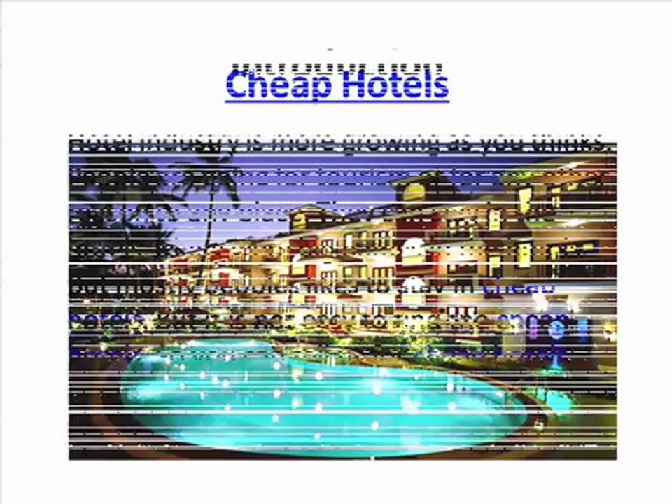 Cheap Hotels