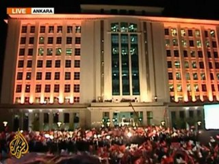 Turkey's ruling AKP claims third term