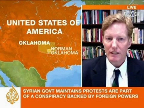 Joshua Landis discusses Syria with Al Jazeera