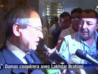 Damas coopérera avec Brahimi pour lancer un "dialogue national"