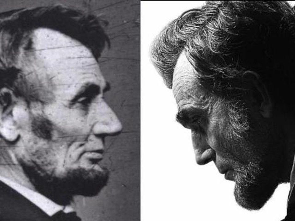 "Lincoln" Poster Shows Daniel Day-Lewis Bearing Striking Resemblance to Abraham Lincoln