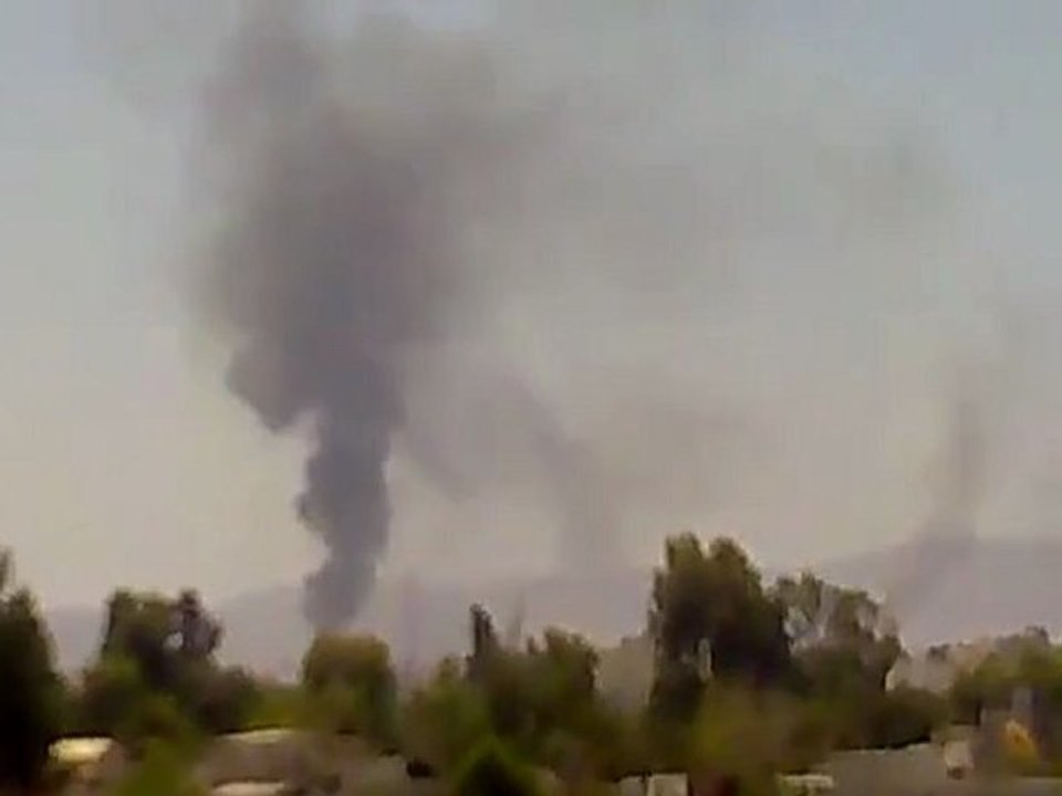 Syria فري برس  دمشق جانب من القصف على أحياء دمشق 23 8 2012