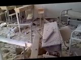 Syria فري برس حلب  قصف المرسة في طلافح من الميغ  23-8-2012