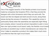 Exception PCB explains how flexible printed circuit boards are made