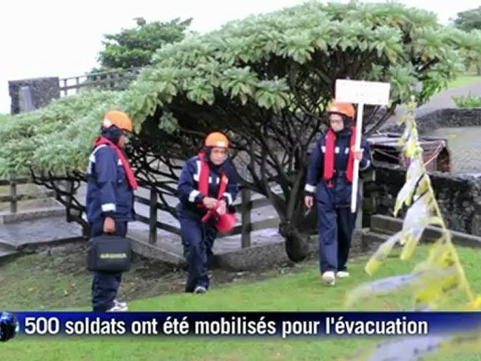 Taïwan évacue 3.000 personnes à l'approche du typhon Tembin