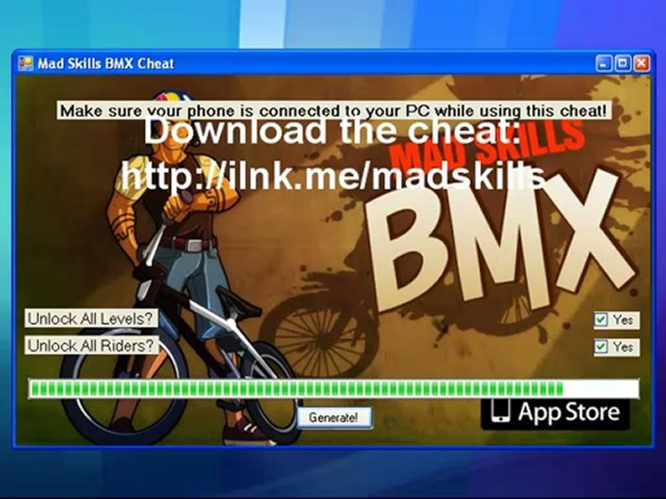 Mad Skills BMX CHEAT/Hack [Levels/Riders]
