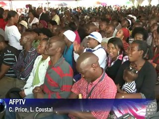 Afrique du Sud: hommage aux 44 morts de la mine de Marikana