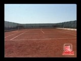 Napoli - Coppa Davis, nuovo campo da tennis realizzato alla rotonda Diaz (21.08.12)