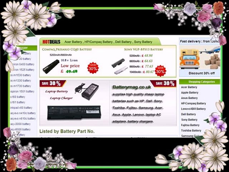 Replacement Sony VGP-BPS13/Q Battery