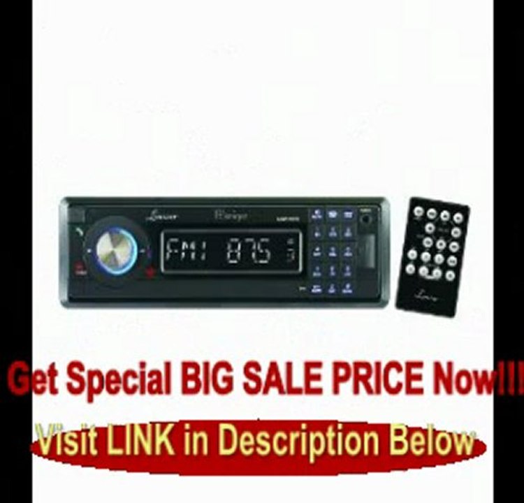 Lanzar AQMP70BTB AM/FM-MPX In-Dash Marine Detachable Face Radio with SD/MMC/USB Player