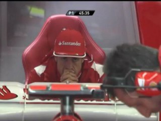 F1 2012: Round 12 Belgian GP Practice 1 Highlights