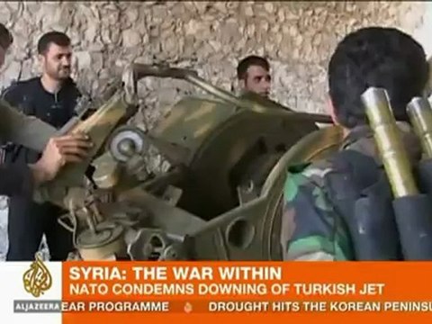 NATO condemns downing of Turkish jet