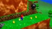Super Mario 64 - Course 01: Bob-omb Battlefield - Star 05: Mario Wings to Sky e 07 Get 100 coins