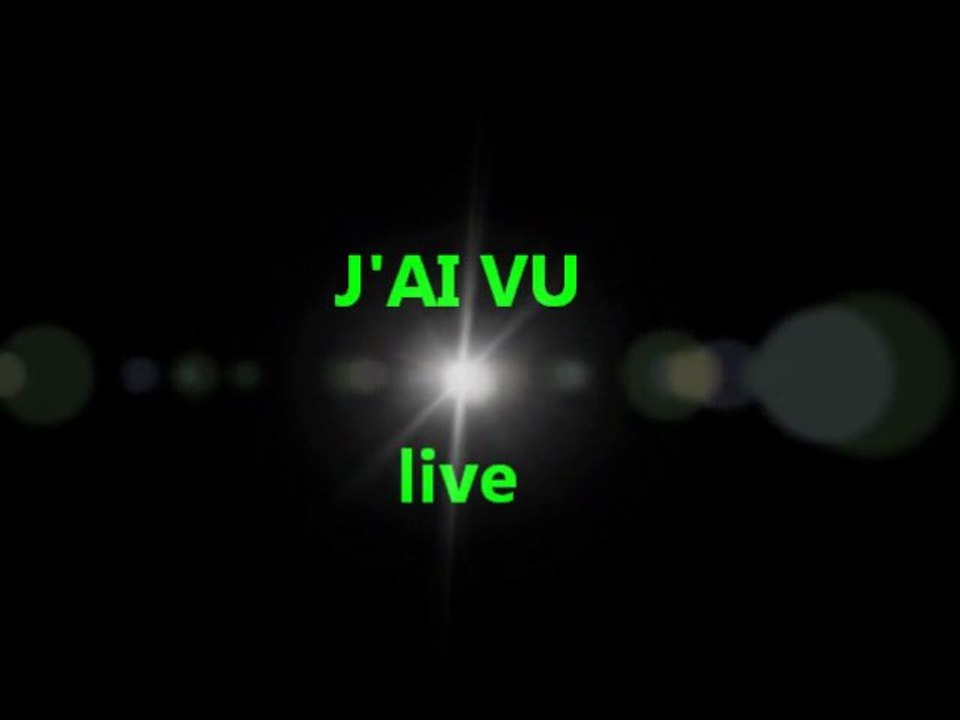 FAHRENHEIT - J'AI VU (live) inédit 2012.mpg