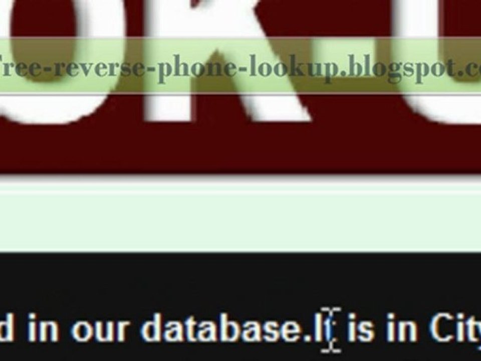 Free Reverse Cell Phone Lookup - Currently The Best Service