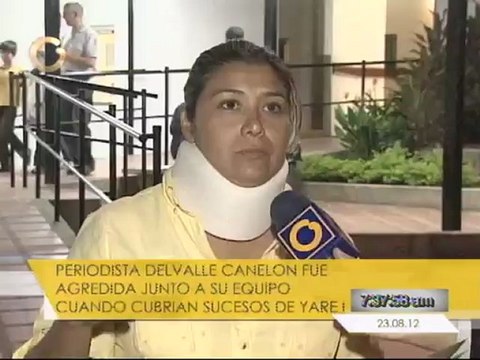 Equipo de Globovisión fue agredido durante cobertura de sucesos en Yare I