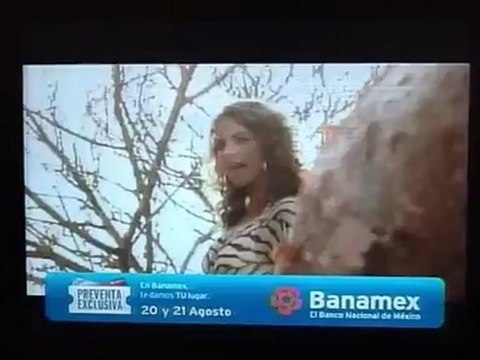 Publicidad para TV de Lucero en el Auditorio Nacional en Octubre 2012