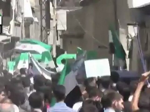 Syria فري برس ريف دمشق حرستا الصمود _مظاهرة جمعة درعا لا تحزني غن الله معنا 24-8-2012 ج2