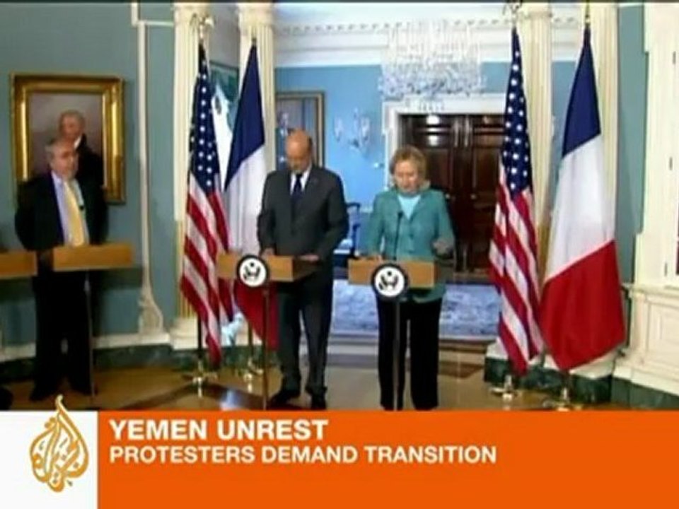 Yemeni protesters demand transition