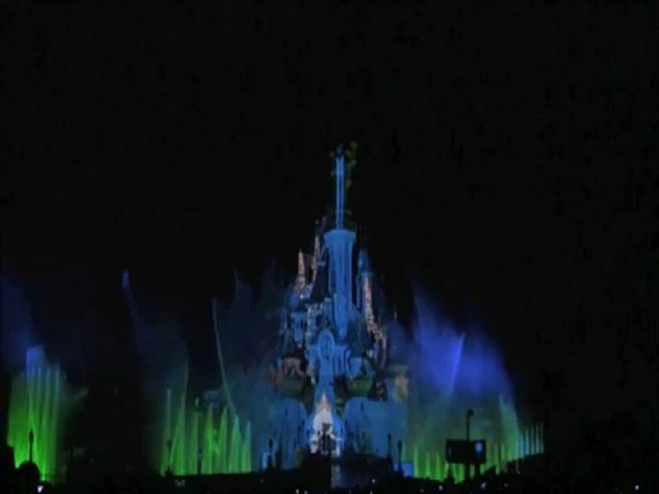 feux d'artifice de disneyland