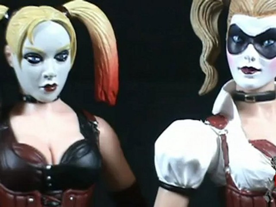 Toy Spot - DC Direct Batman Arkham City Series 1 Harley Quinn .mpg
