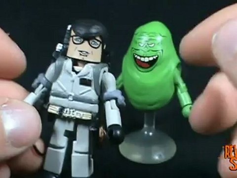 Spooky Spot - Ghostbusters Minimates Louis Tully & Slimer
