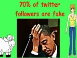 Obama millions of twitter followers are fake