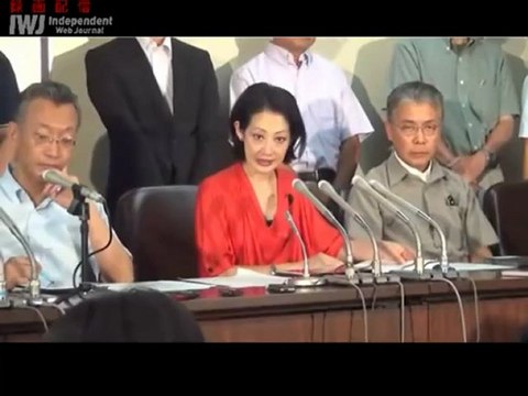 20120823 八木啓代 市民の会による【検察審査会への申し立て】後の記者会見