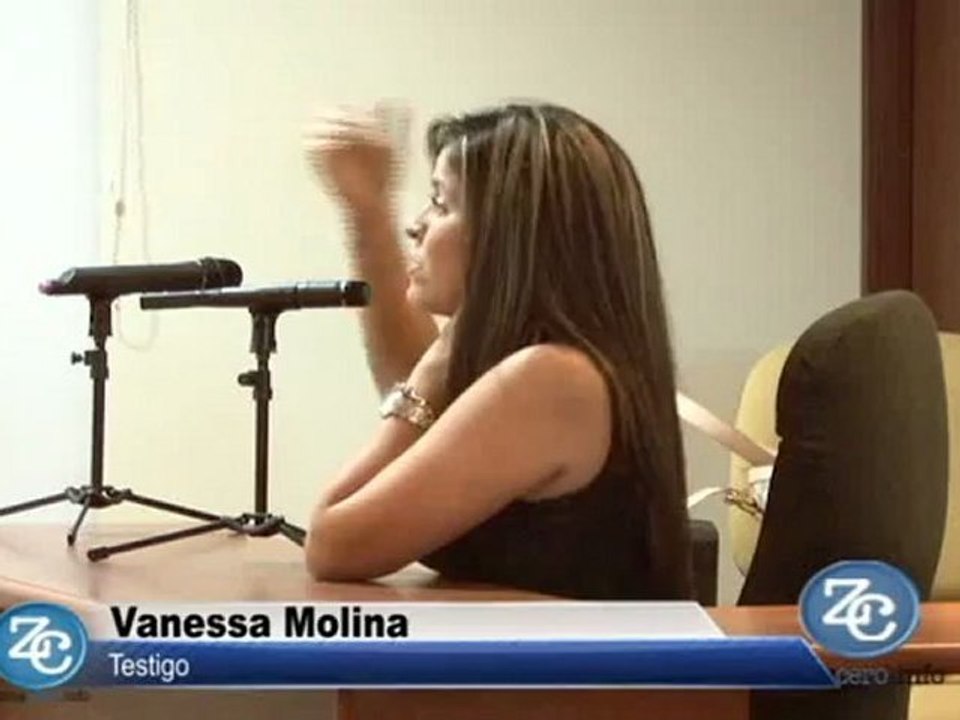 Audiencia de testigo del caso Merlano