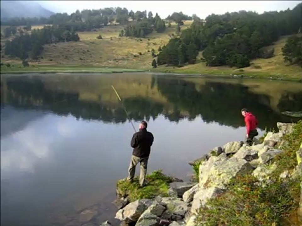 chute au lac