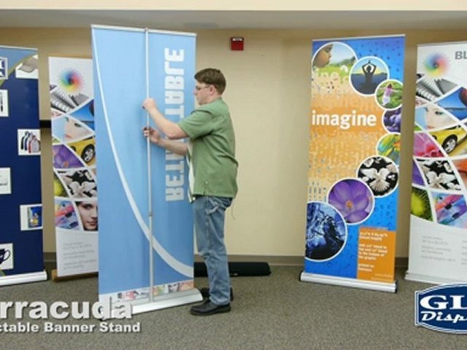 Barracuda Banner Stand Setup