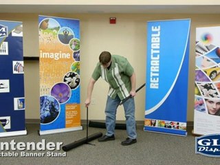Contender Retractable Banner Stand