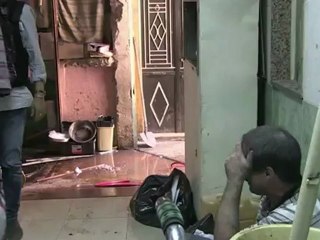 Heridos en los hospitales de Alepo